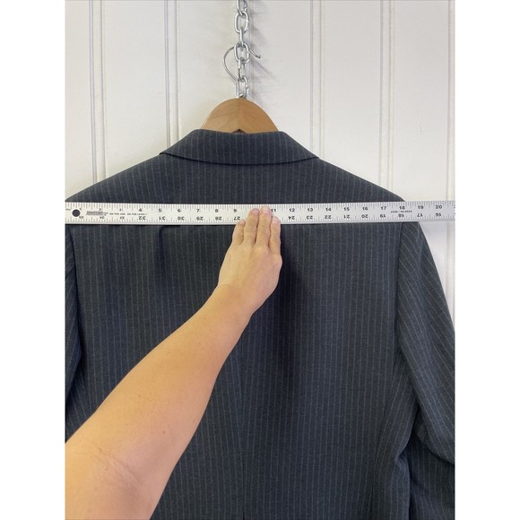 Levis Blazer Vintage Mens 42S Gray Sport Coat Jacket Two Button Made In USA! - Picture 13 of 15